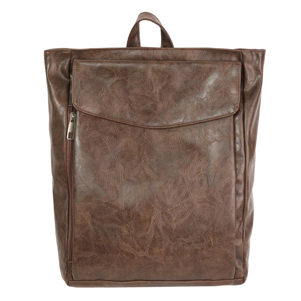 Retro Backpack, Men's Bag, Casual Commuting Computer Backpack, Schoolbag, Simple and Fashionable Travel Bag