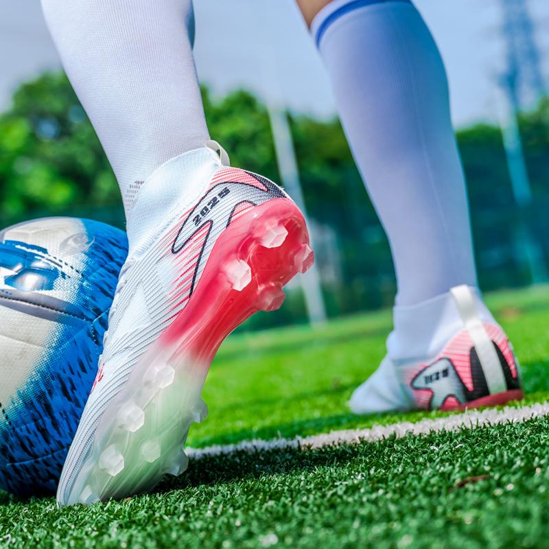 35-46 Men's High-top Football Shoes Long Spikes Sports Football Boots Large Size Kid's Football Boots