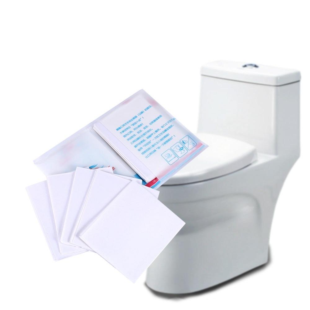 50 PCS Disposable Toilet Seat Mats 10pcs Per Pack Toilet Paper Pads Toilet Covers  Public Restroom