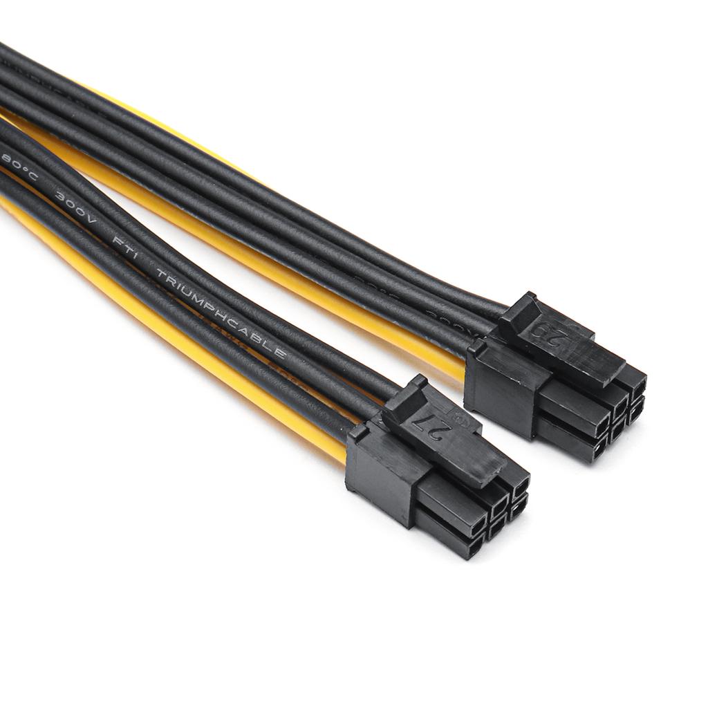 30m 18awg Dual Mini 6 Pines Macho A 8 Pines Pci-e Y Divisor 30m 18awg Dual Mini 6 Pines Macho A 8 Pines Pci-e Y Divisor