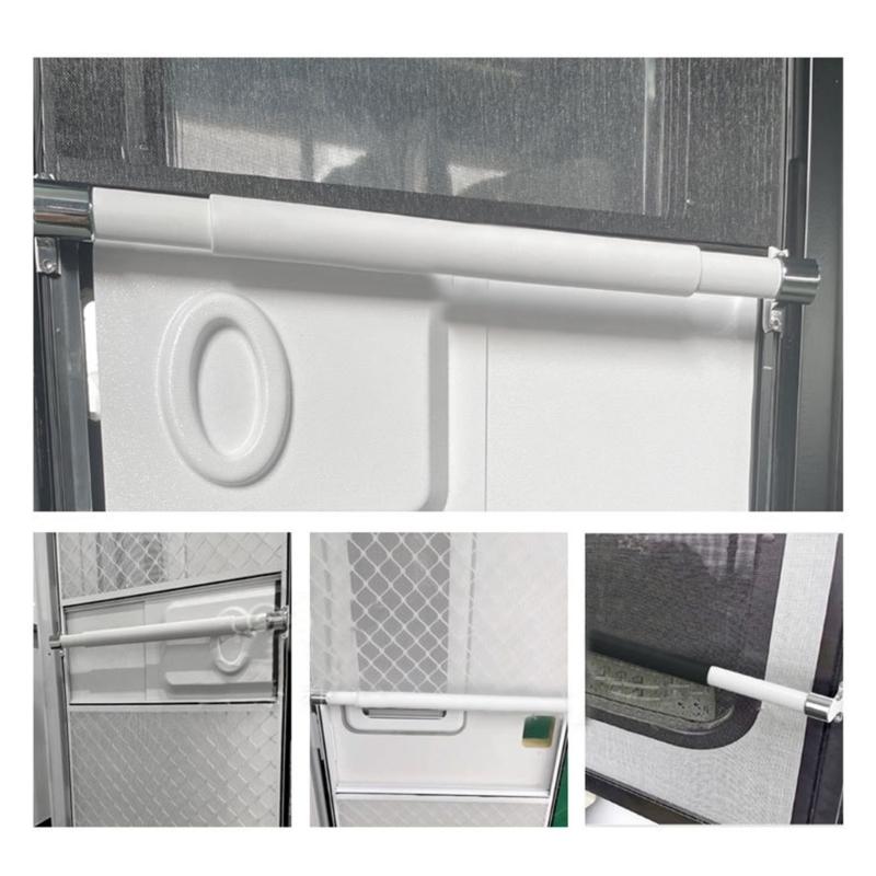 Car Screen Door Grab Rods Handle Adjustable from 21.6'' to 32.3'' Secure NonSlip Grip for Travel Trailer Motorhomes