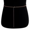 Women's Simple Metal Butterfly Pendant Waist Chain, Belt Summer Butterfly Body Chain, Trendy Link Belly Chain Belt Bikini Waist Body Jewelry
