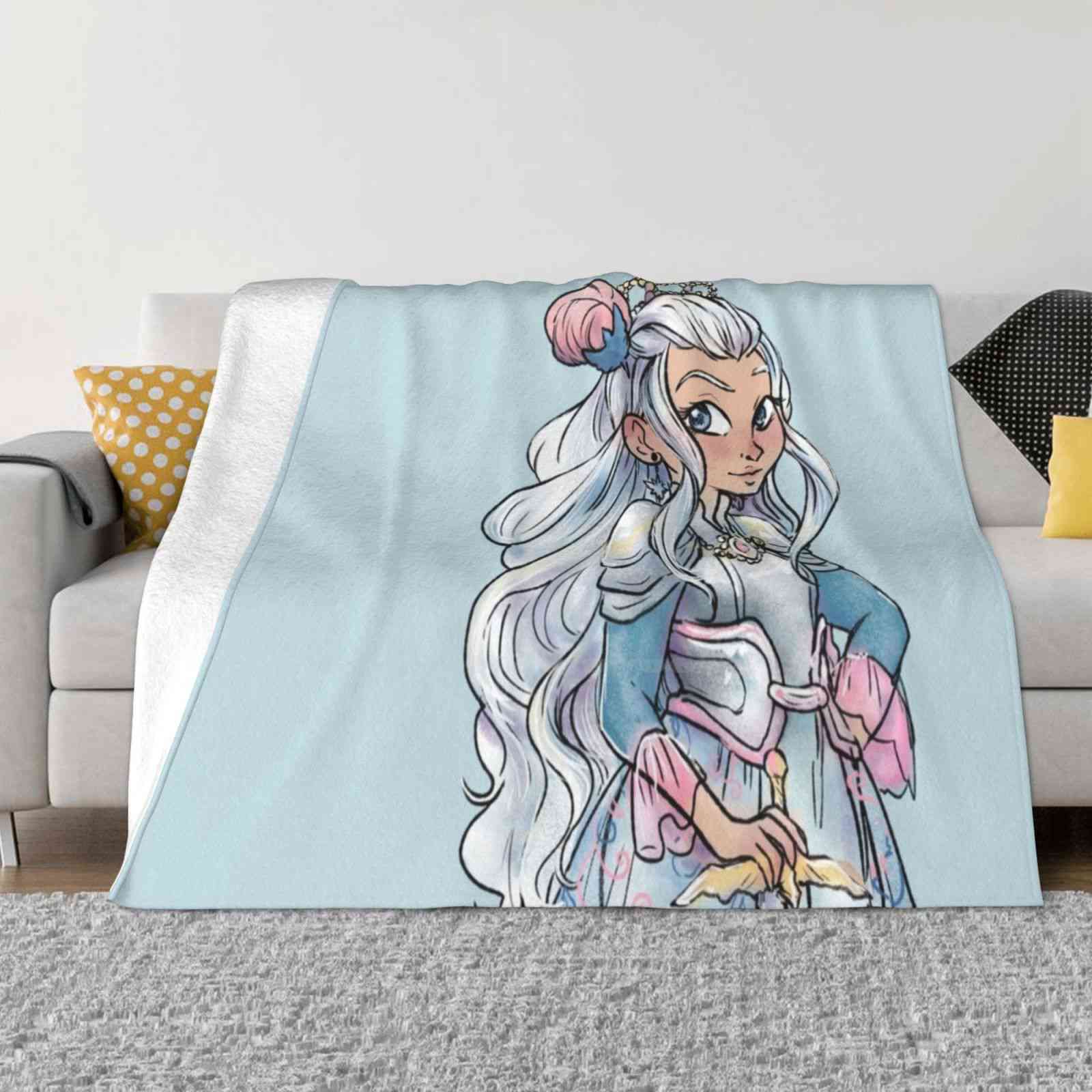 Eah-Darling Креативный Дизайн Уютное Теплое Фланелевое Одеяло Ever After High Фан-Арт Фан Арт Персонаж Дарлинг Шарминг Eah 30x40in