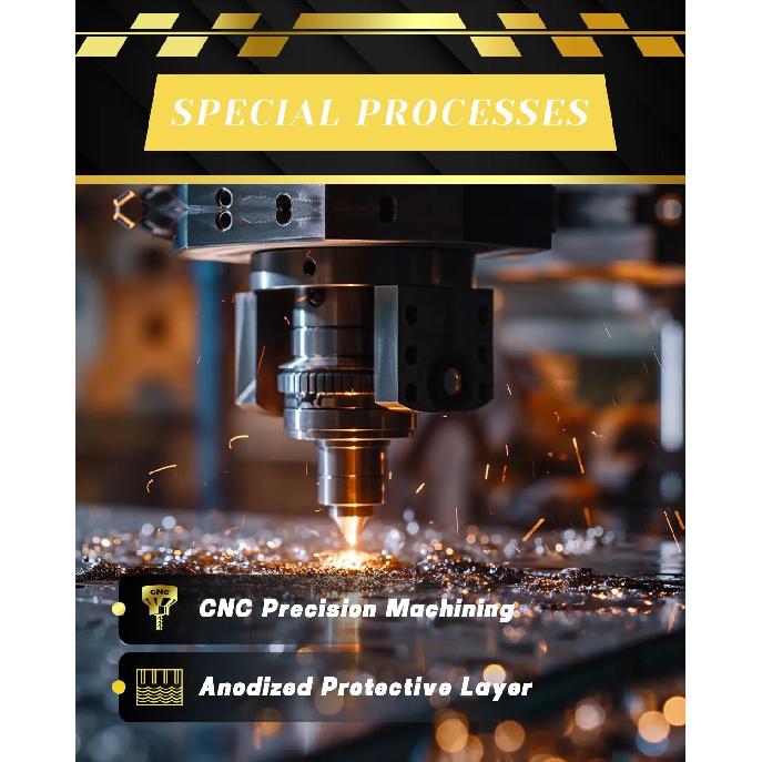 Manetes de Freio Direito e Esquerdo MX650 Alumínio para Razor MX650/500, SX500, Knight Black