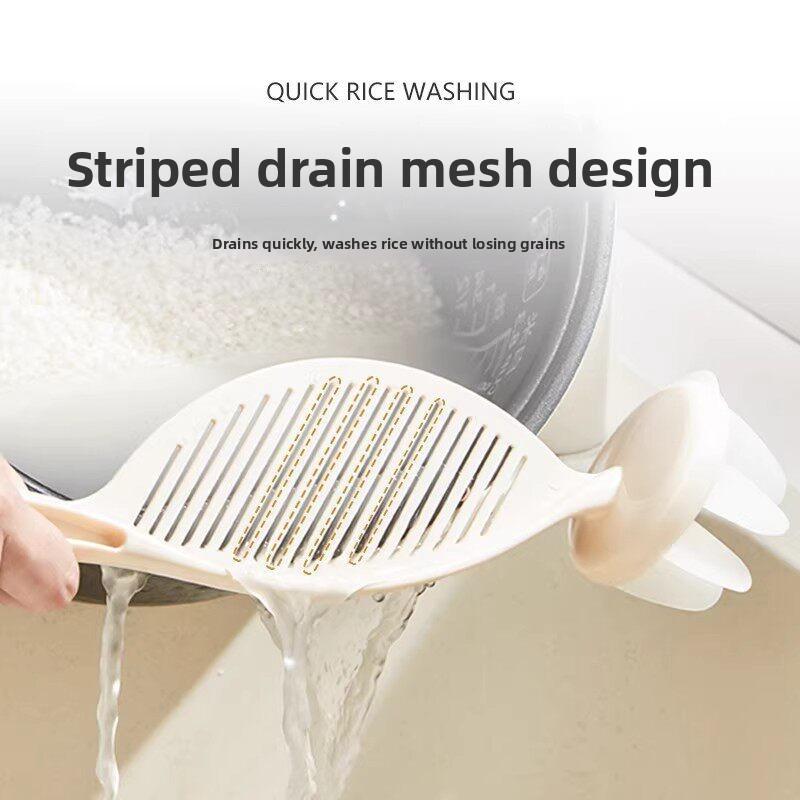 Milling Machine with Anti-freezing Hand Protection, Fast Rice Washing and Draining, Water-proof Plate Filter Screen No Rice Leakage, Kitchen Appliance