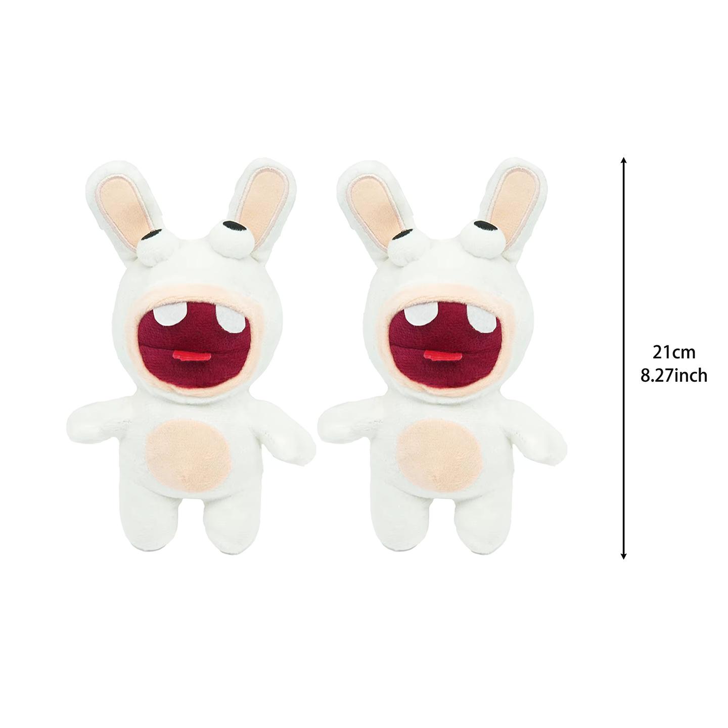 Treasuringu 21cm Kaninchen Plüschtiere Verrücktes Kaninchen Stoffpuppe Niedliche Tiere Spielzeug Plüschtiere Geburtstagsgeschenk