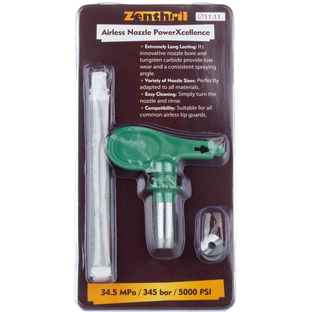 Zenthril Dysza Malarska Wysokociśnieniowa PowerXcellence 517 – Szerokość Natrysku 25 Cm | Kompatybilna Z Wiele Markami | Filtr 60 Mesh