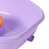 Hair Washing Basin Horizontal Drainable Portable Shampoo Tray for Bedridden Patient Pregnant Women Purple