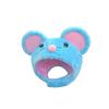 Cartoon cute little blue mouse upright ear plush pullover hat children autumn and winter sweet and versatile outdoor warm ear protection headgear
