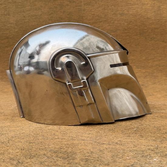 Beskar Steel Helmet Armor Cosplay Vysoce kvalitní replika rekvizity Star Wars