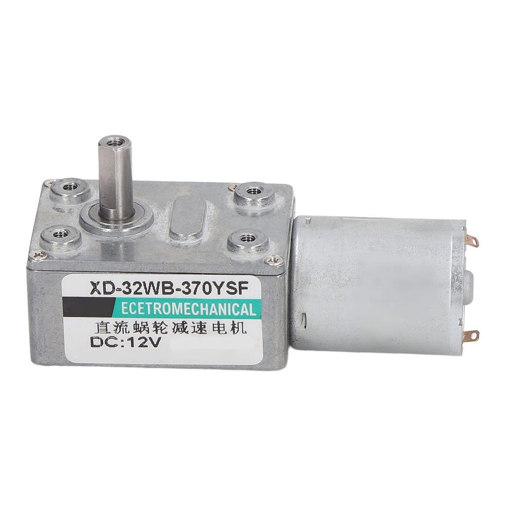 DC Převodový motor CW CCW Samosvorný Regulace otáček Mikro Turbína Šnekový převodový motor 12V