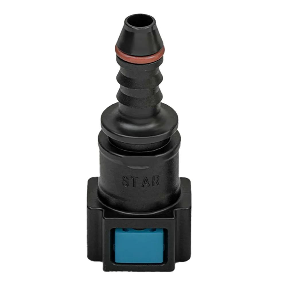 Car Fuel Line Coupler Hose Quick Connect ID8 7.89 9.89 Rubber Nylon Oil Line Pipe Adapter Disconnect Release Hose Connector