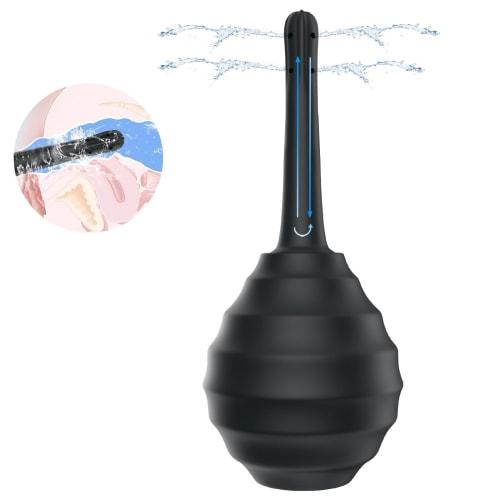 Ninonly Enema Pump, Multi-Purpose Irrigator, 330ml Large Capacity, Anti-Reflux, Manual Press, Vaginal Cleansing Syringe, Irrigation Pump, Lotion Injec