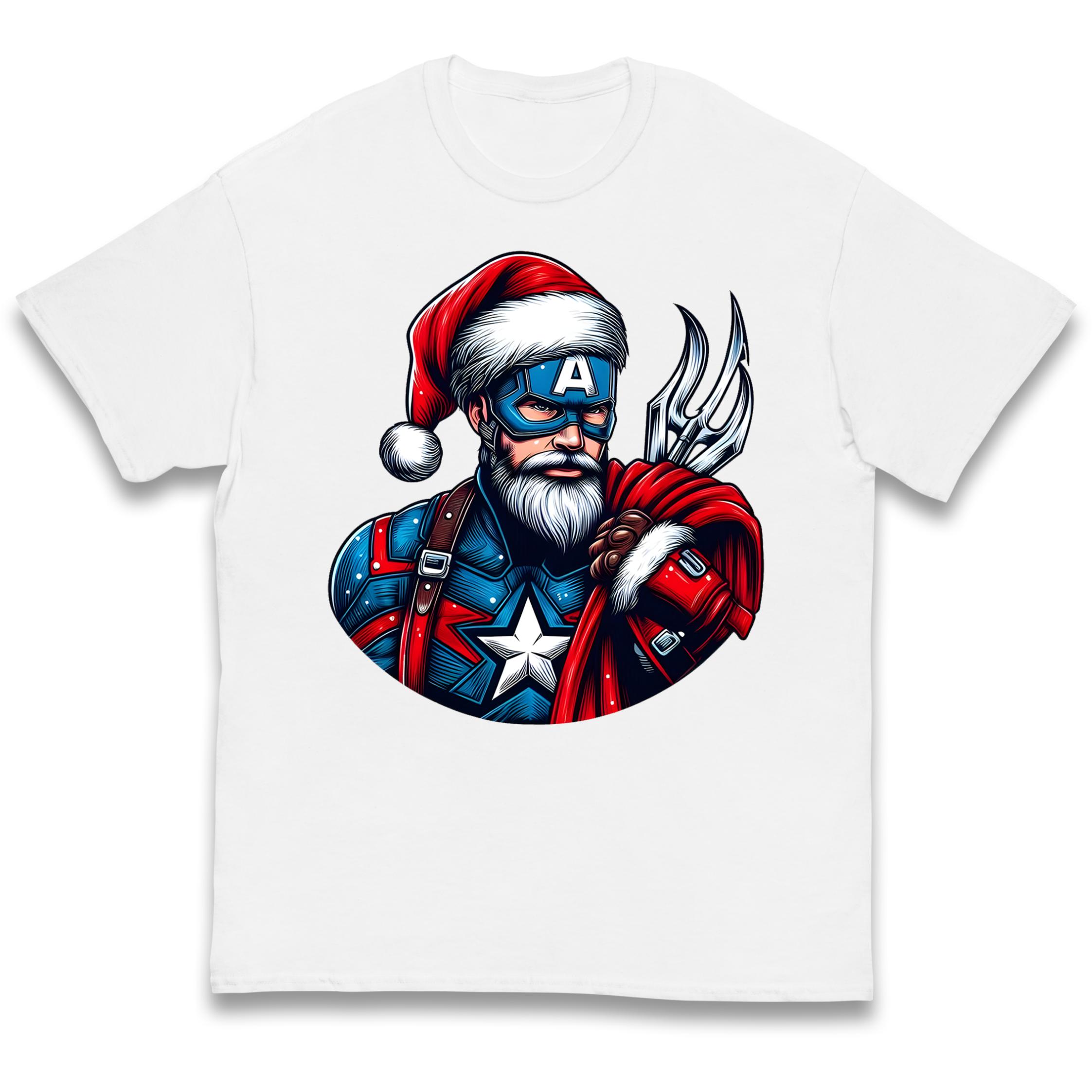 Captain America Santa Kids T-Shirt 100