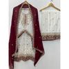 Heavy Faux Georgette Paksiatni Salwar Kameez Indian Party Wear  Palazzo Suit