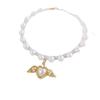 Pet Collar Cats Dogs Bell Pearl Necklace Star Snowflake Rhinestone Charm Small Medium Large Pets