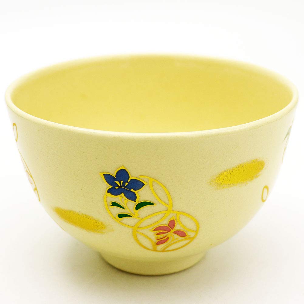 Matcha Bowl [Floral Shippo] Year-Round Tea Ceremony Utensils