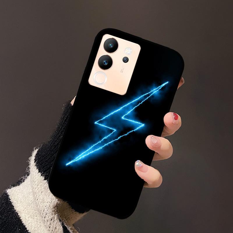 For Vivo V30 Lite 5G Case Fashion Cat Astronaut Flower Phone Bag For Vivo V30Lite 5G Luxury Protector Fundas Black Coque