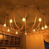 Retro Hemp Rope Pendant Light 220VVintage E27 LED Light Bulb Pendant Lamp Industrial Lamp Loft Home for Decor