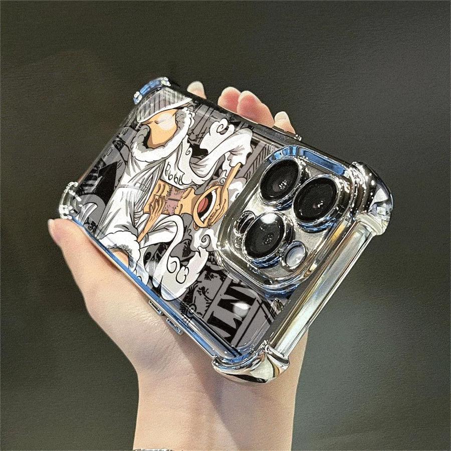 Soft Phone Cover Case for iPhone 13 15 Plus 11 14 17 Air 12 16 Pro Max Cool Onepiece Luffys