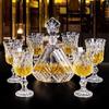 Crystal Wine and Brandy Glass Set