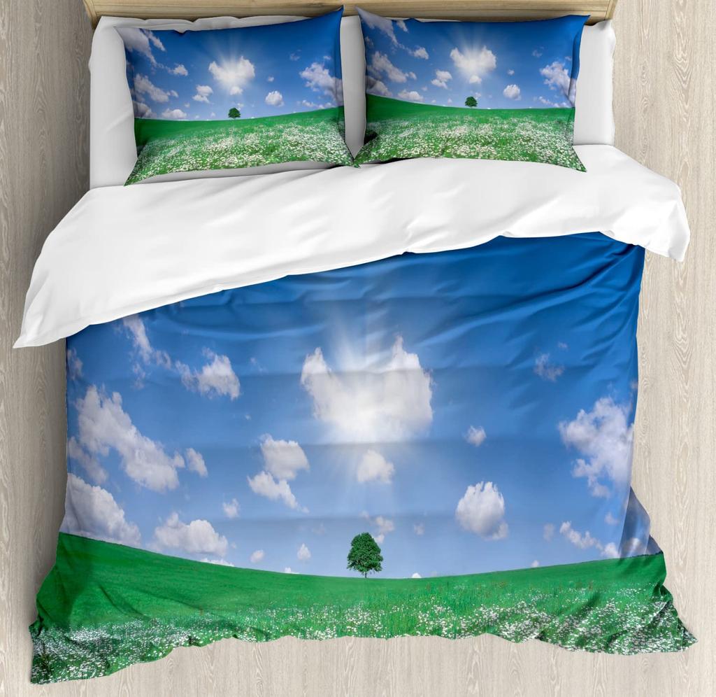 Comforter Blue Sky S For Kids Teens Queen King Size Lightweight S Sunny Day Bedding Sets Bedroom Decor No Quilt