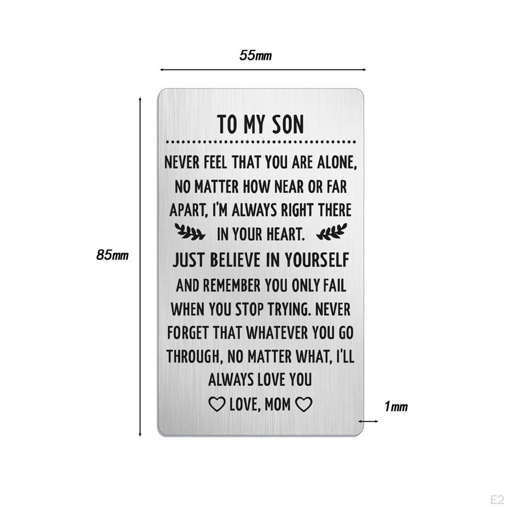 Card for Son From Mom And Dad, Birthday Gifts Cards Our Parents, Same Son,