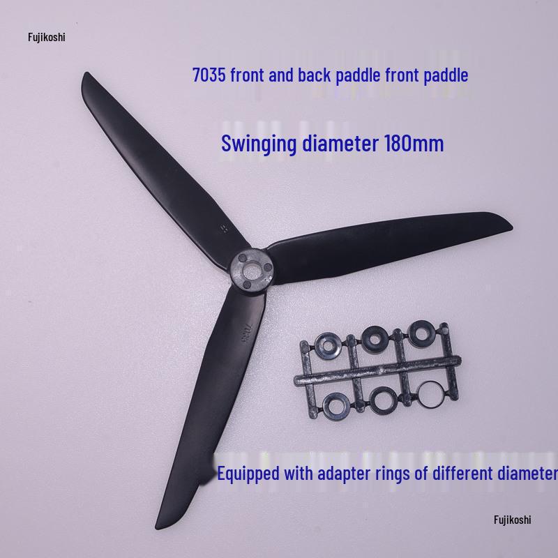 Fixed-Wing Quadcopter with Forward/Reverse 5-7 inch Tri-Blade Propellers - Remote Control Model Airplane