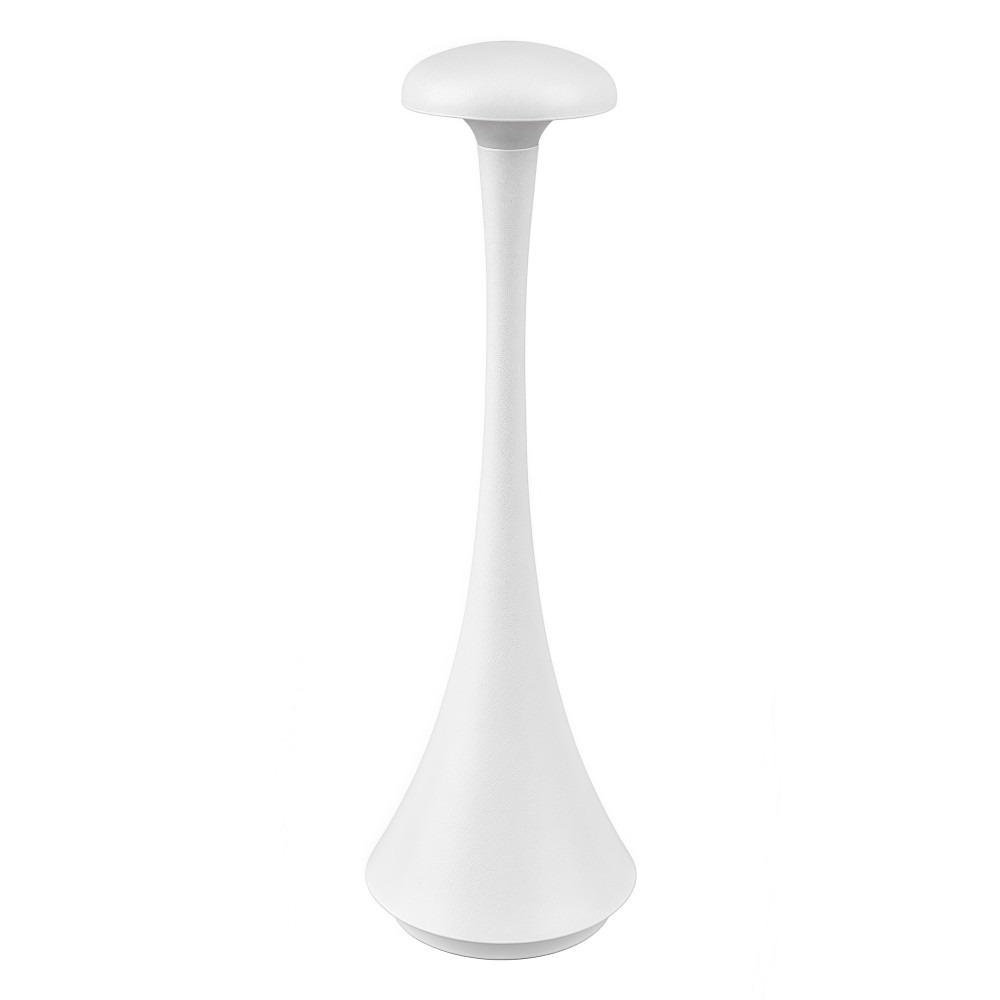Rechargeable Mushroom Table Lamp USB-C Slim Waist Wireless Touch Lamp Soft Light Acrylic Desk Lamp Bedroom Atmosphere Light