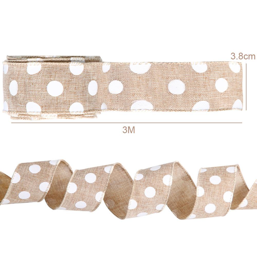 Versatile Wired Christmas Ribbon Available In Multiple Lengths For Crafting Holiday