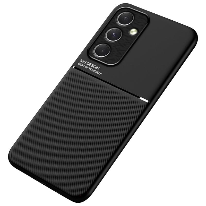 

Для Samsung Galaxy A25 5G (Глобальный) (161,0 х 76,5 х 8,3 мм) Чехол из ПУ кожи Тонкий Противоударный Задняя крышка Black