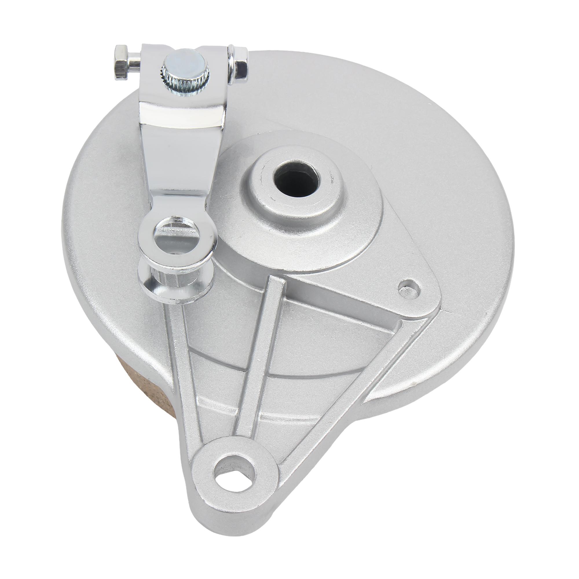 For All Baja Mini Bikes Heat Warrior MB165 MB200 Motorcycle Rear Drum Brake Assembly with 105mm Brake Shoe Replacement Parts