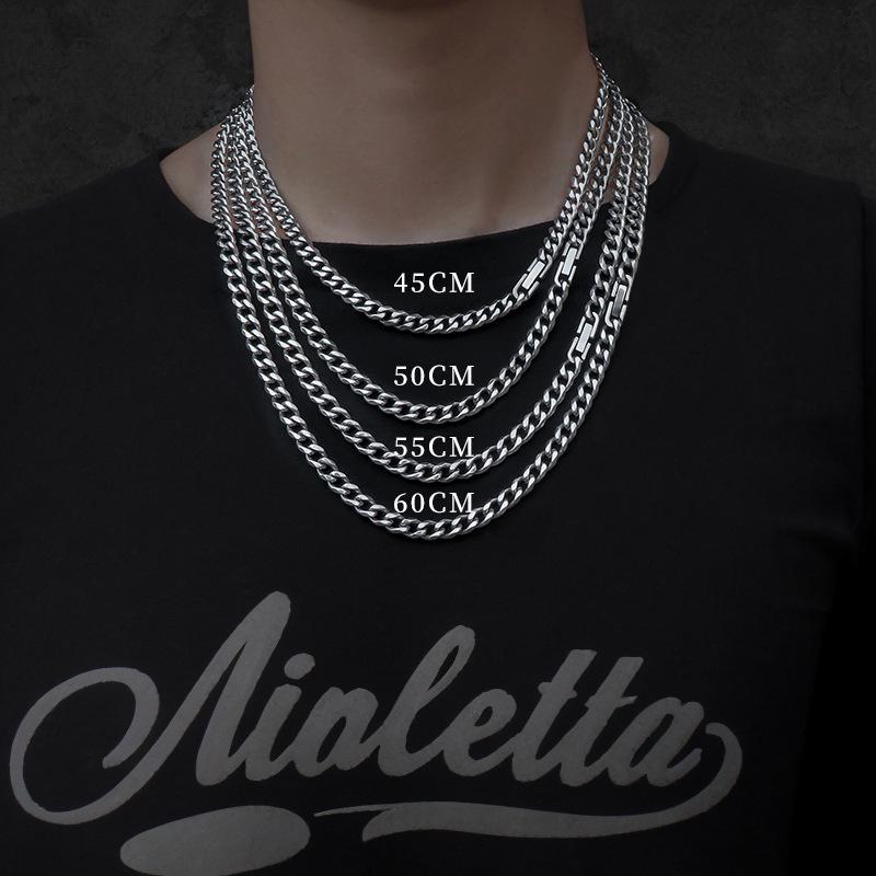 

Модное мужское ожерелье в стиле хип-хоп, кубинская цепь для уличных танцев - Не выцветающий модный аксессуар. Cuban Chain [45CM]