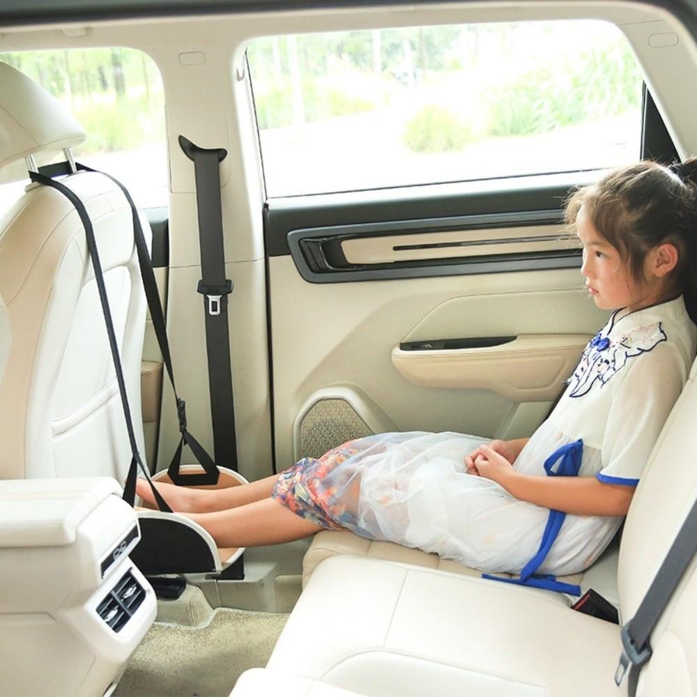 Adjustable Design Backseat Foot Rest Universal Fit Portable Foot Stool Travel Use