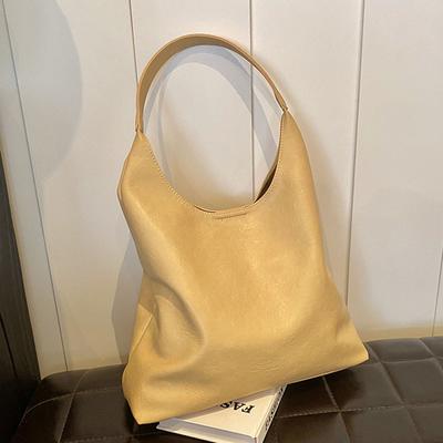 Mode Grand Sac Nouveau Polyvalent Décontracté Épaule Navettage Grande capacité Sac Fourre-tout en Cuir Souple