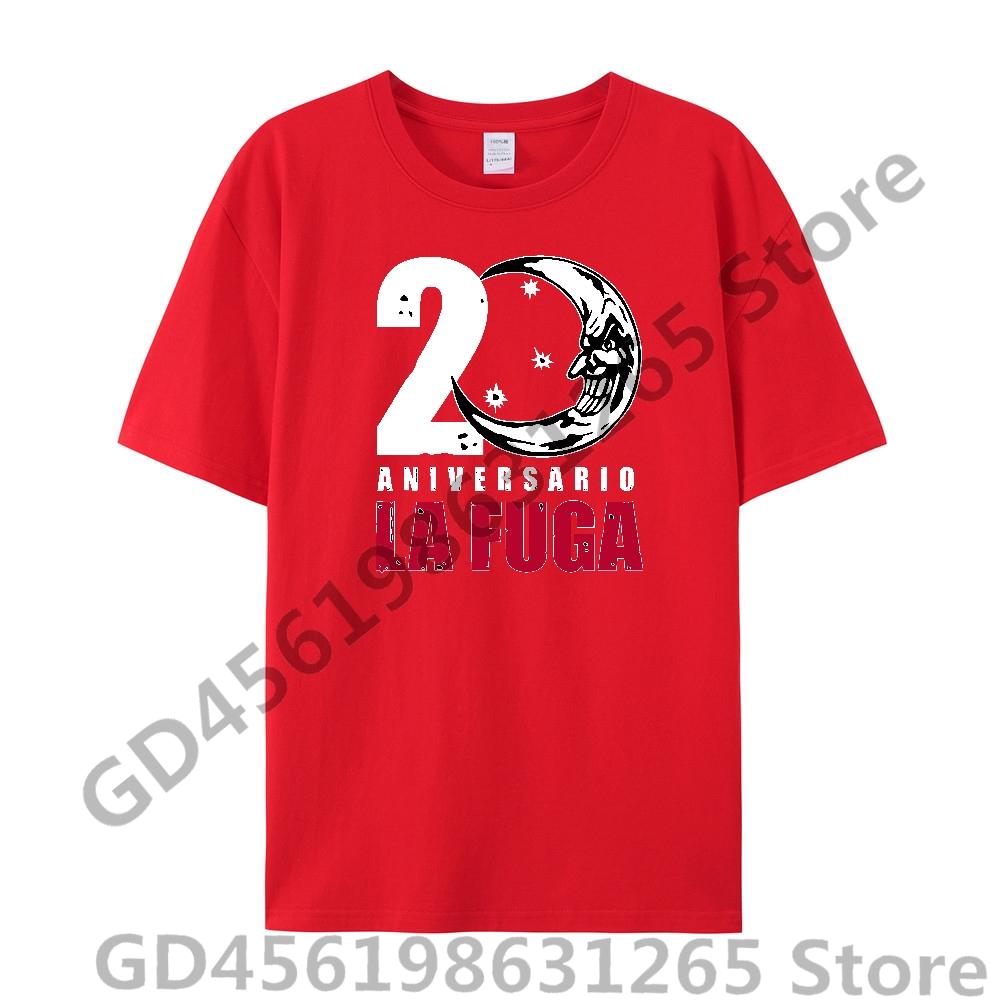 

LA FUGA Fugue Spanish Rock Musica T shirt UnisexWomen Cotton Kawaii Tops Y2k TV Tees Fashion Tops Cool 20 Aniversario Clothing S