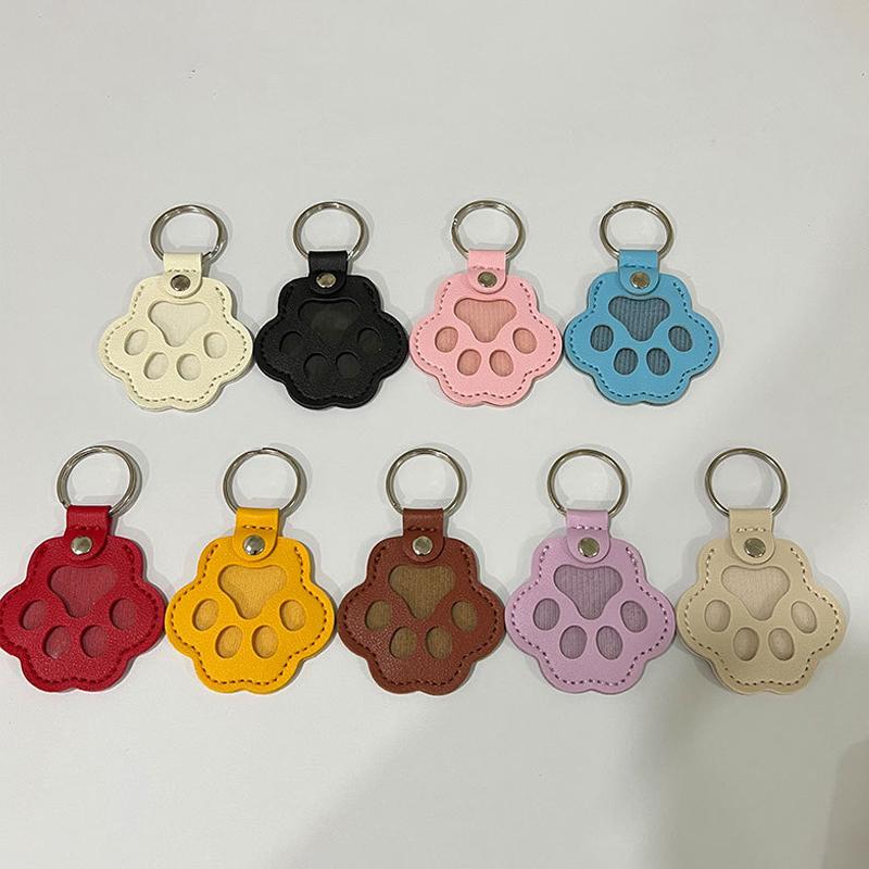 3Pc Cute Cute Cat Claw Keychain Creative Puppy Pet Hair Storage Bag Keyring Kitty Dogs Paw Pendant Bag Hanging