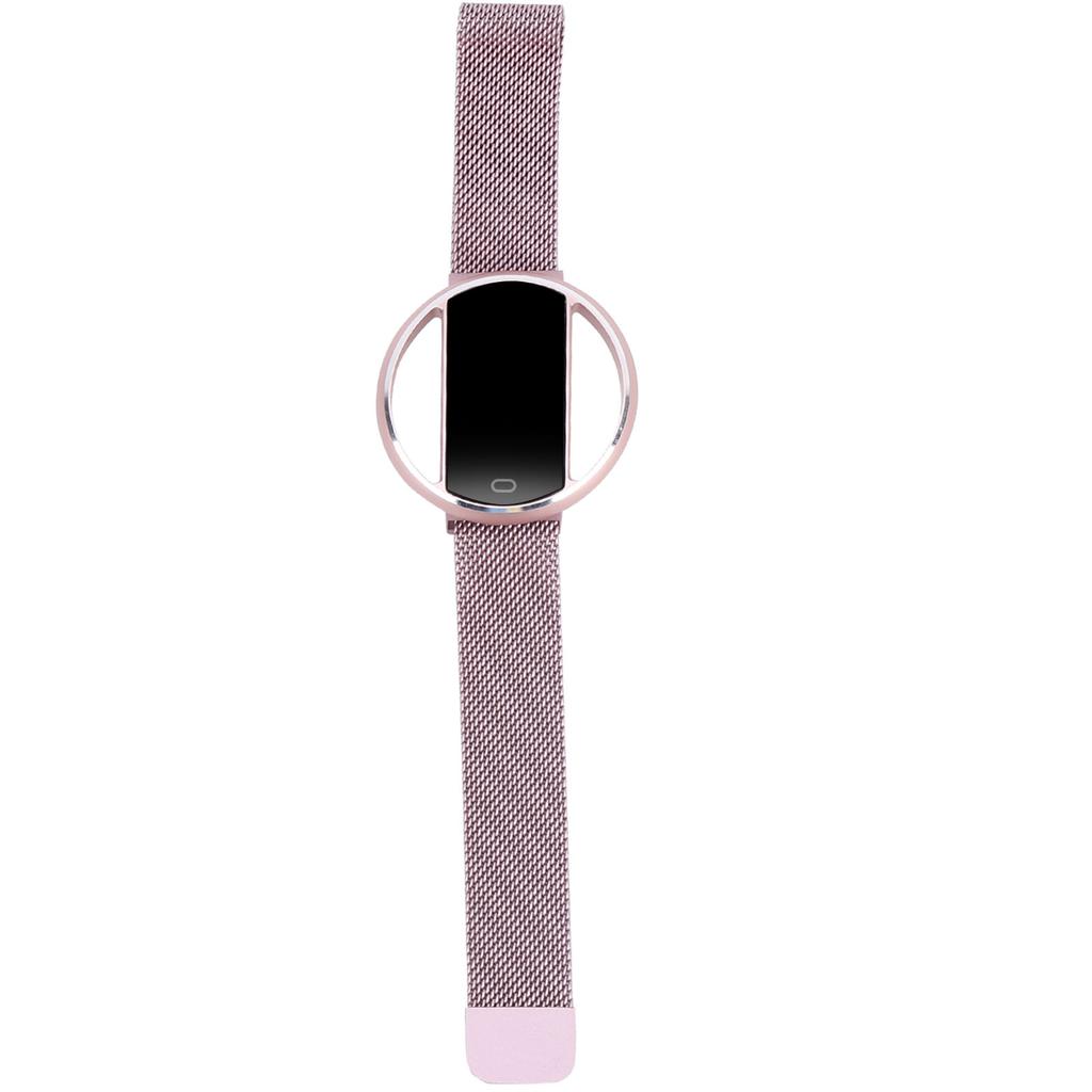 Smart Sports Bracelet Waterproof Fitness Smartwatch Bluetooth Health Monitoring Smart BandPink