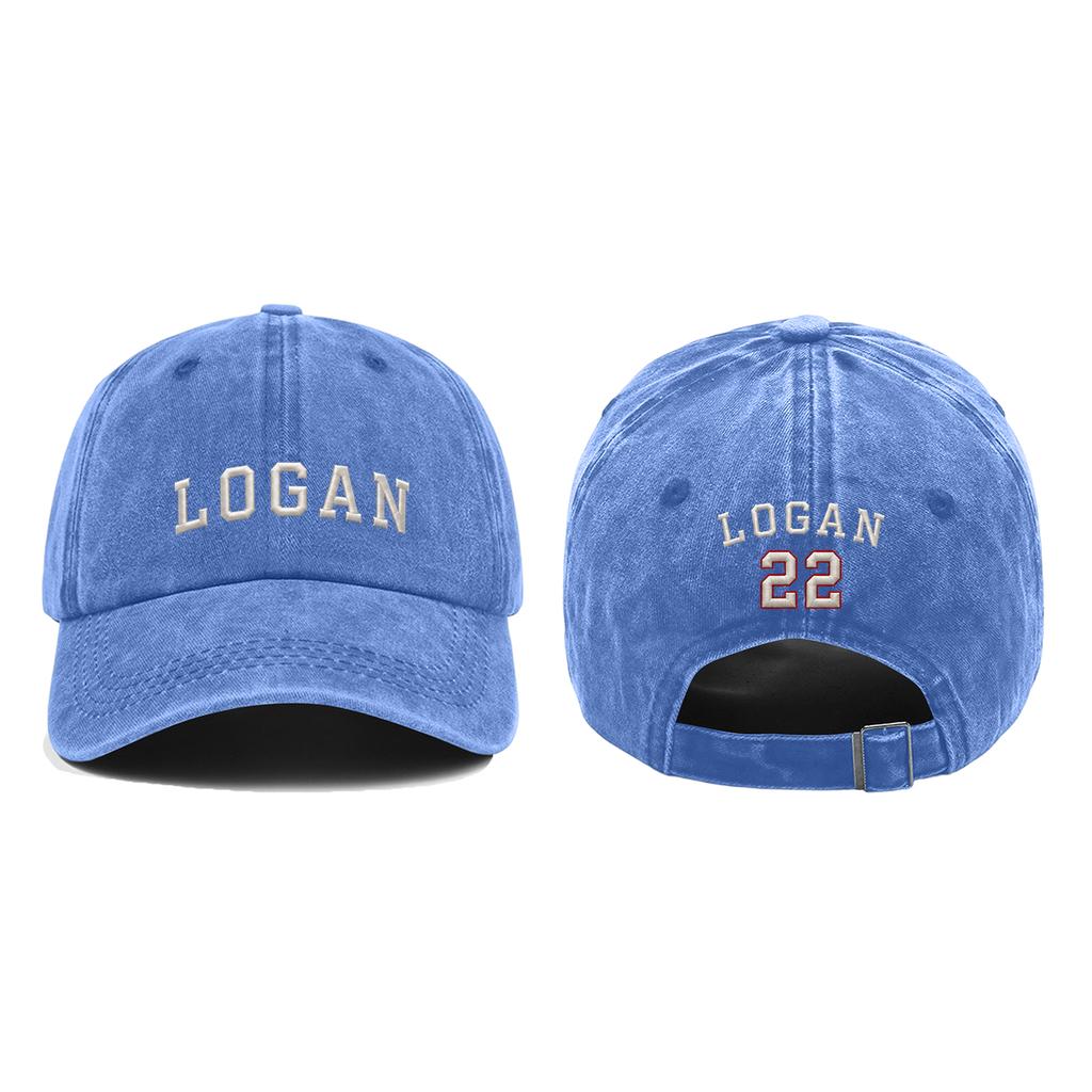 Vintage Washed Cotton Baseball Cap Adjustable Soft Top Distressed Retro Style Embroidered Logo Casual Outdoor Hat for Everyday Use