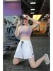 Plus Size Women's Summer Yoga Shorts - Loose, Mid-Length, Anti-Exposure, Perfect for Running & Fitness (Up to 200 Jin)
