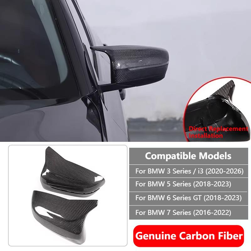 For 3 5 7 Series 6 Series GT G28 Side Mirror Cover Rearview Mirror Cap Trim