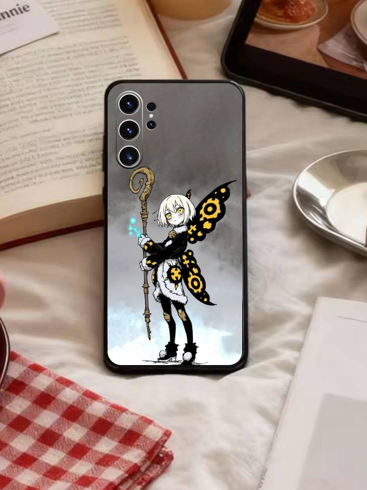 Atelier Of Witch Hat Phone Case For Samsung S26,S25,S24,S23,S22,S21,S20,Ultra,Plus,FE Black Soft Cover
