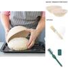 Rattan Round Wicker Dough Fermentation Bread Basket Baking Home Tool Set