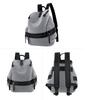 BUKESIYI Women's Mini Backpack, Large Capacity, Waterproof, PU Leather, Gray, JP78110