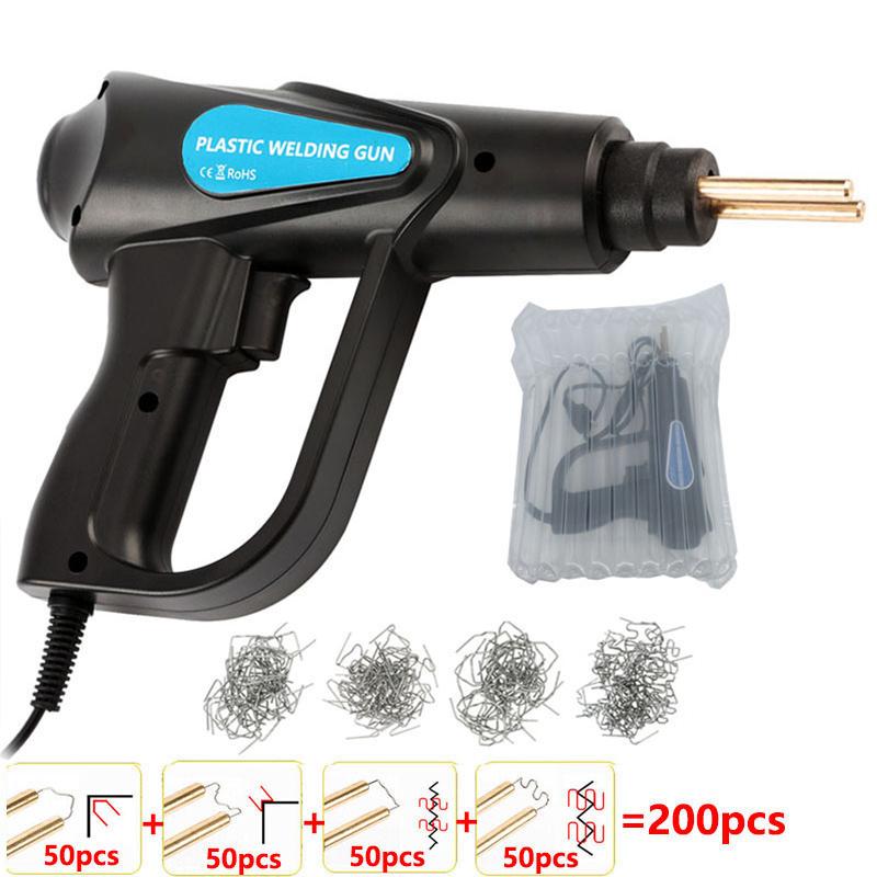 

70W HOT Stapler Plastic Welder Heat Gun Plastic Welding Machine Soldering Iron Staples Electric Welding Car Bumper Repair Tools 220V