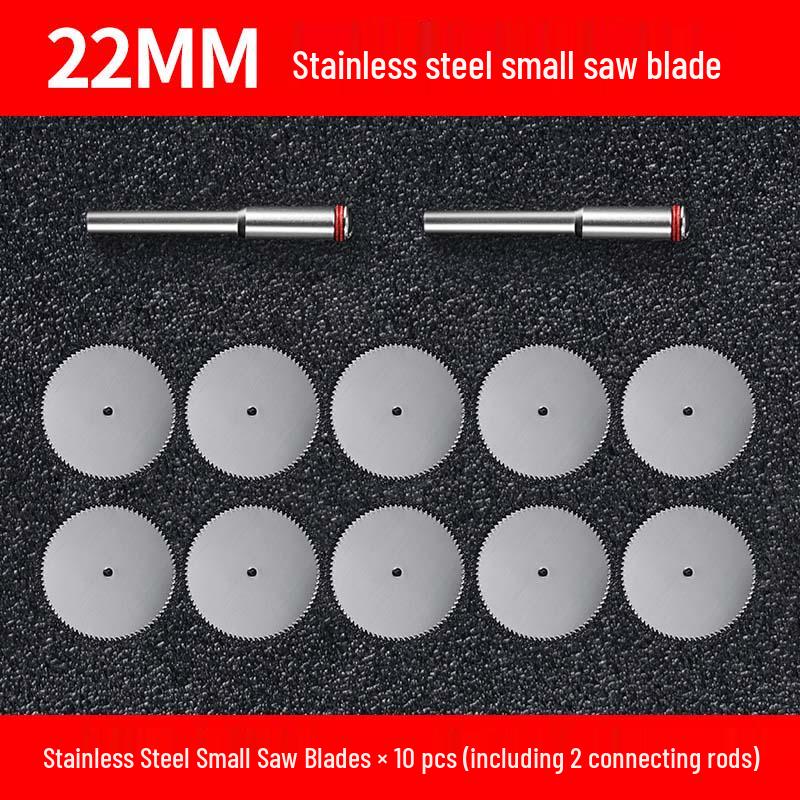 Small HSS Circular Saw Blade for Mini Electric Drill/Grinder - High-Speed Steel for Woodworking and Metal Cutting