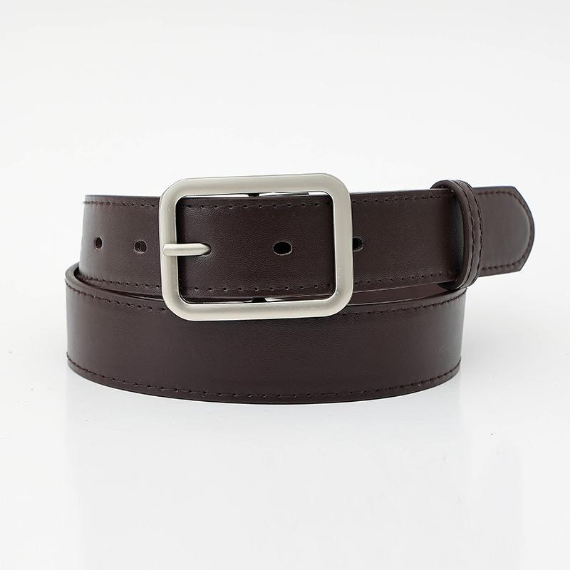 

Ремень Женский Корейский Новый Универсальный Джинсовый Декоративный Ремень Студенческий Ремень Матовое Серебро Свежий и Милый