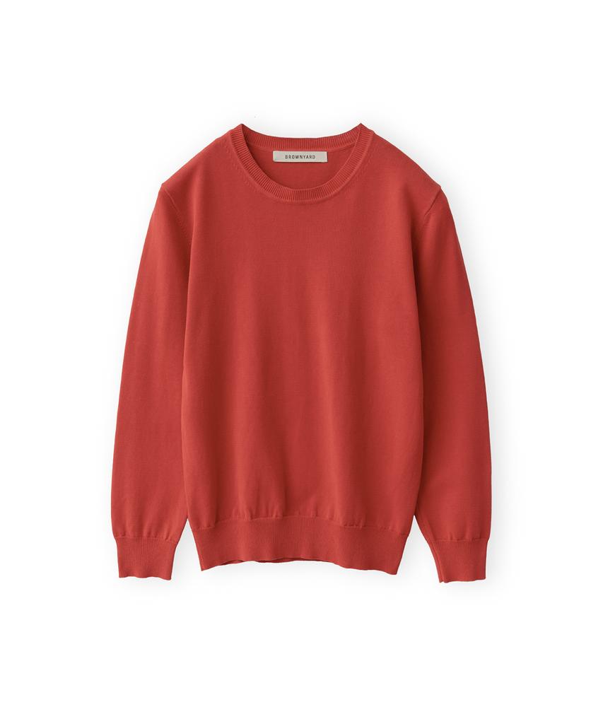 Beulaunyadeu W Washed Cotton Knit, Red