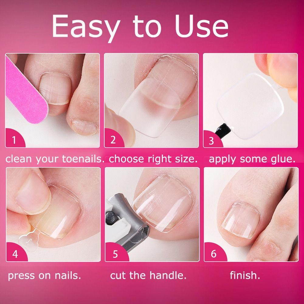 Straight & Simple Toe Nails That Last