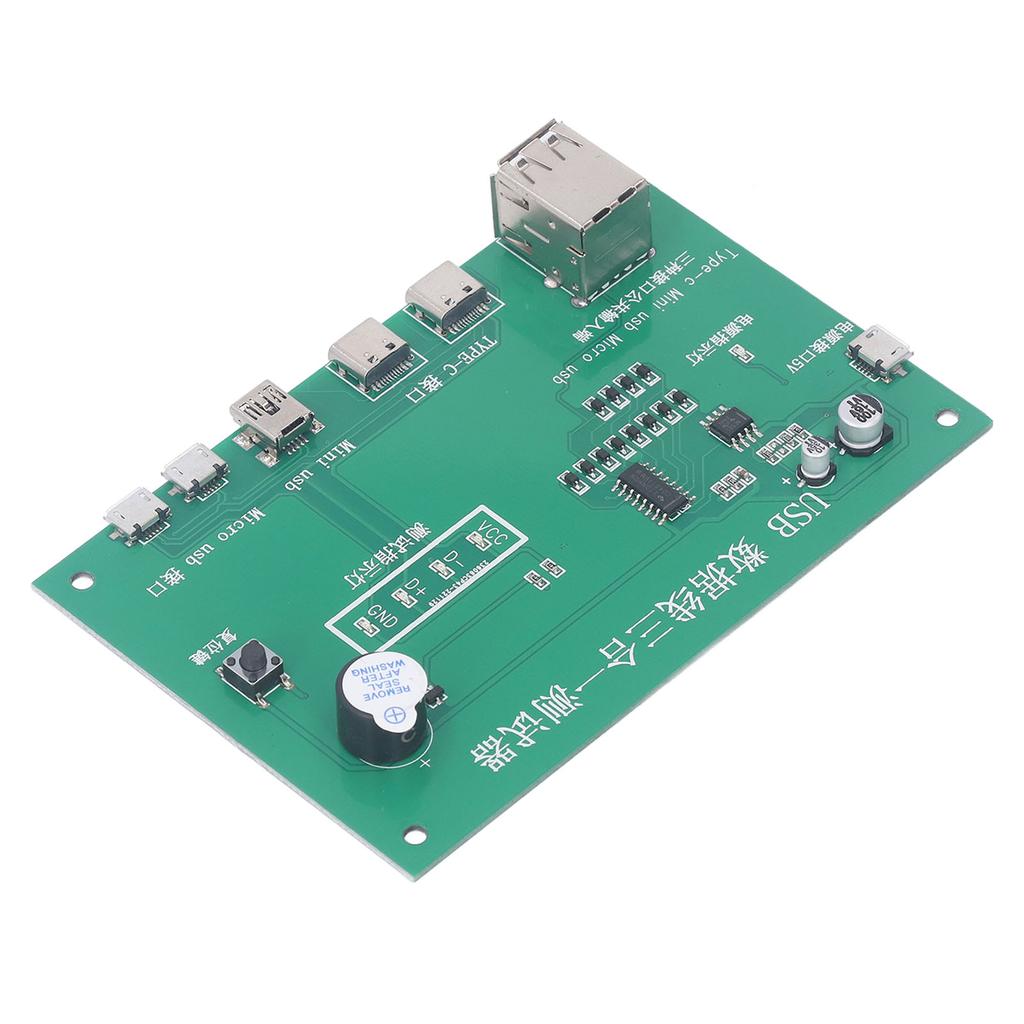 USB Cable Tester 3 in 1 Test Board Short Circuit Open Circuit Testing Module for Maintenance